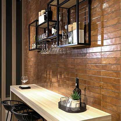 Lisbon Terracotta Shine - Hyperion Tiles
