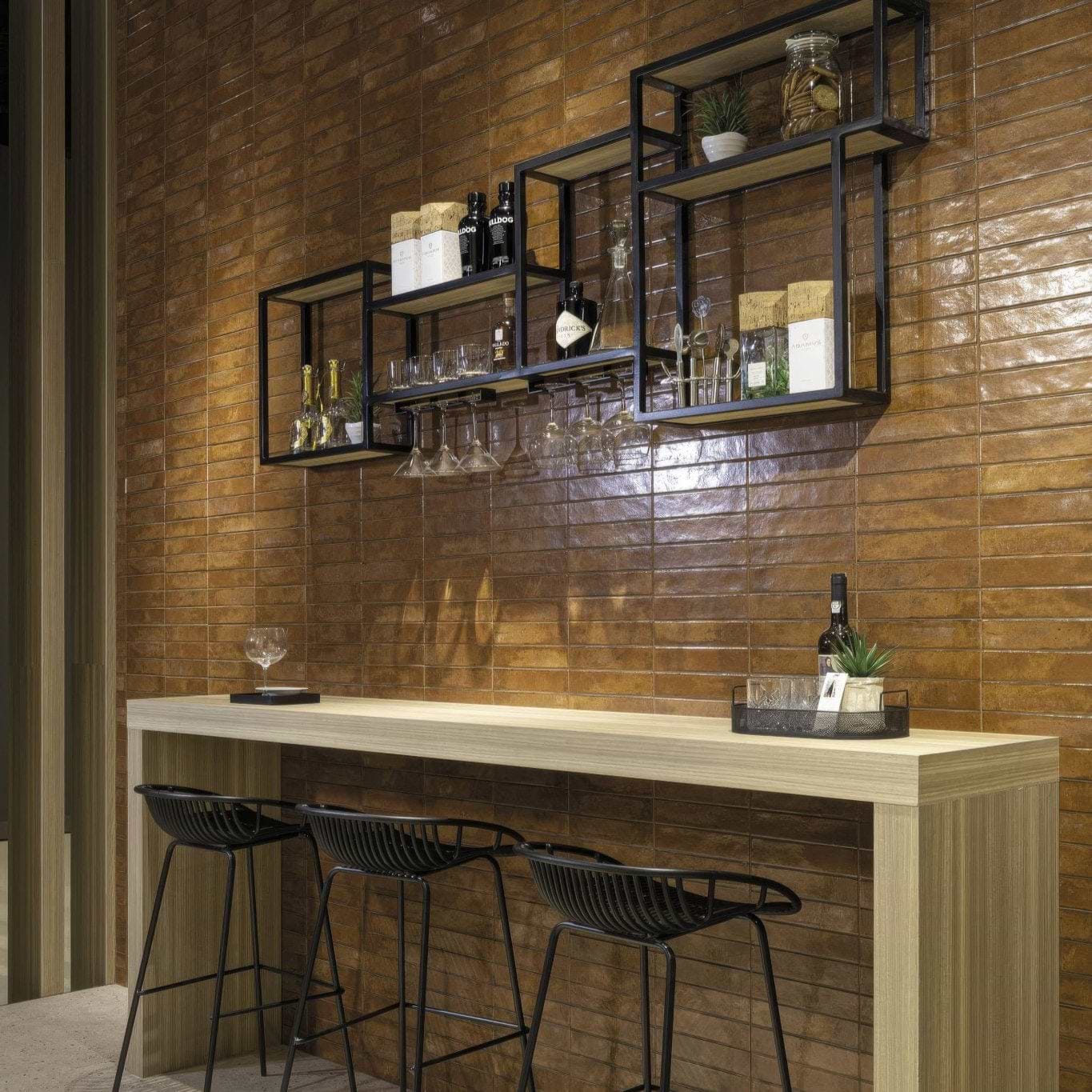 Lisbon Terracotta Shine - Hyperion Tiles
