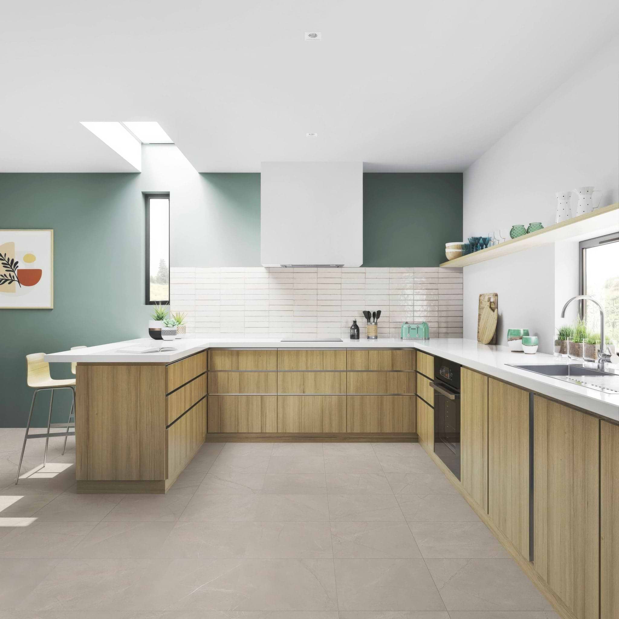 Lisbon Warm White Shine - Hyperion Tiles