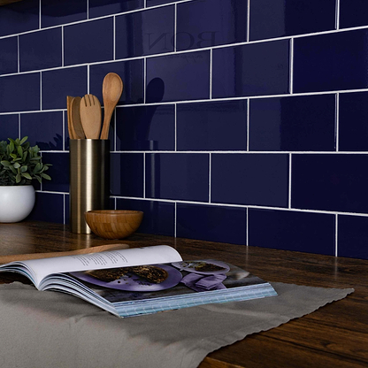 Liso Azul Gloss 100x200 - Hyperion Tiles