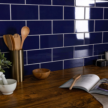 Liso Azul Gloss 100x200 - Hyperion Tiles