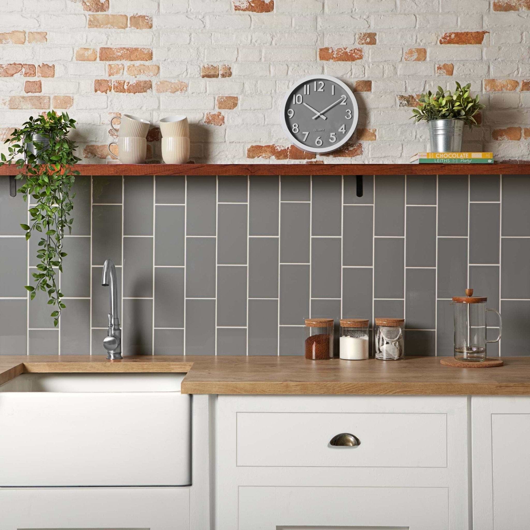 Liso Plata Brillo 100x200 - Hyperion Tiles