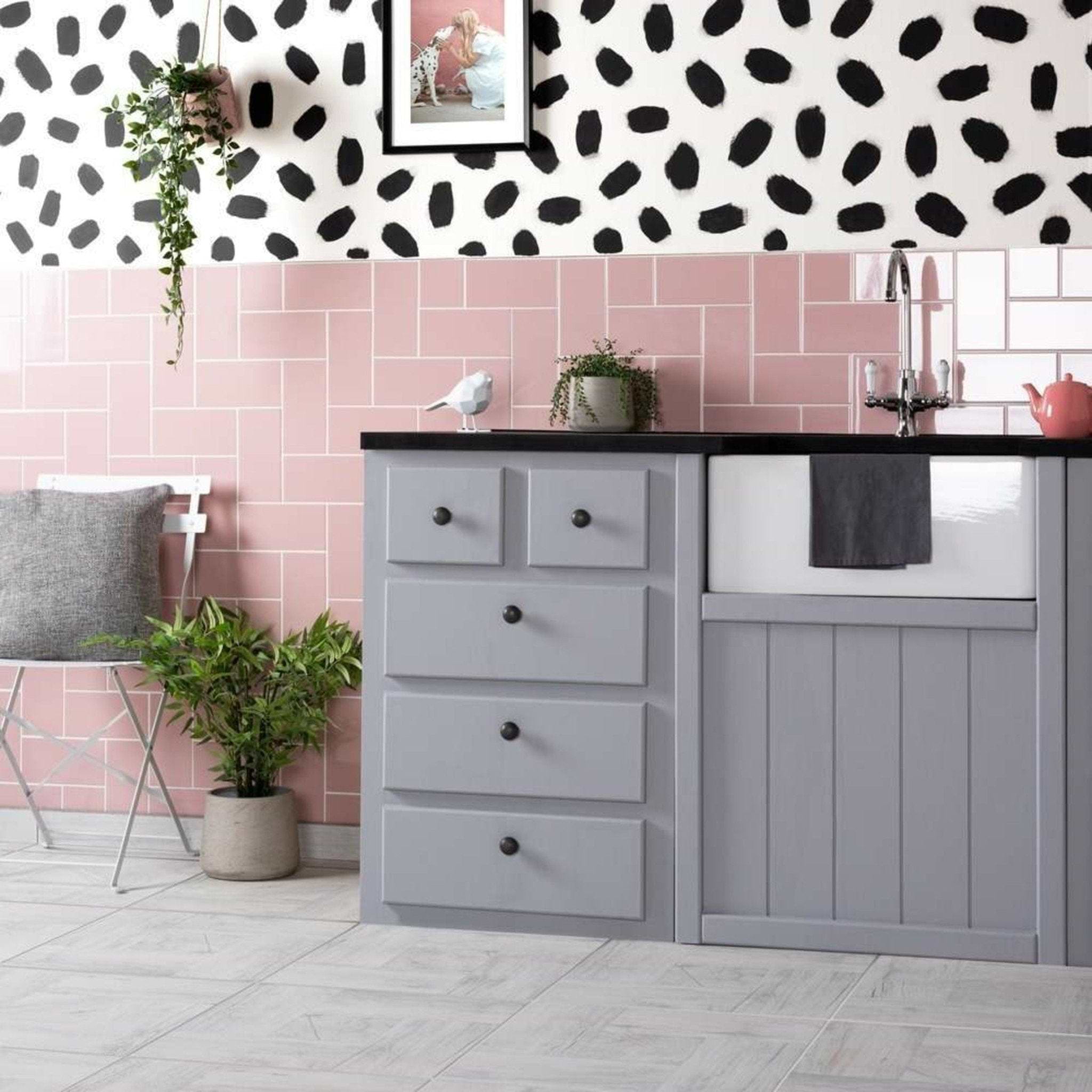 Liso Rosa Gloss 100x200 - Hyperion Tiles