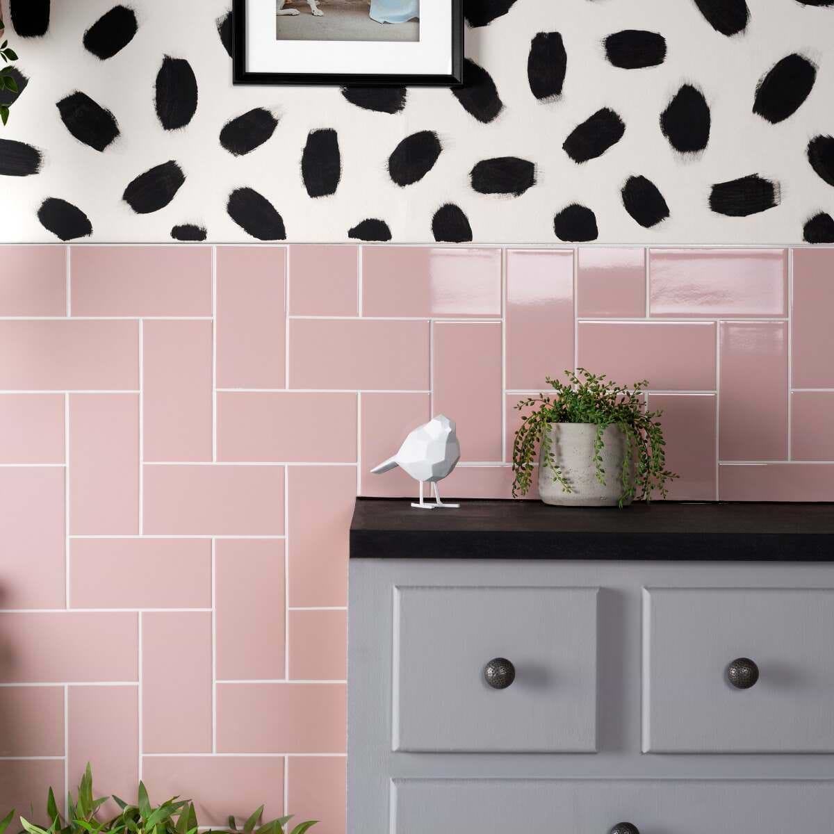 Liso Rosa Gloss 100x200 - Hyperion Tiles