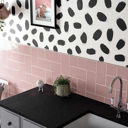 Liso Rosa Gloss 100x200 - Hyperion Tiles