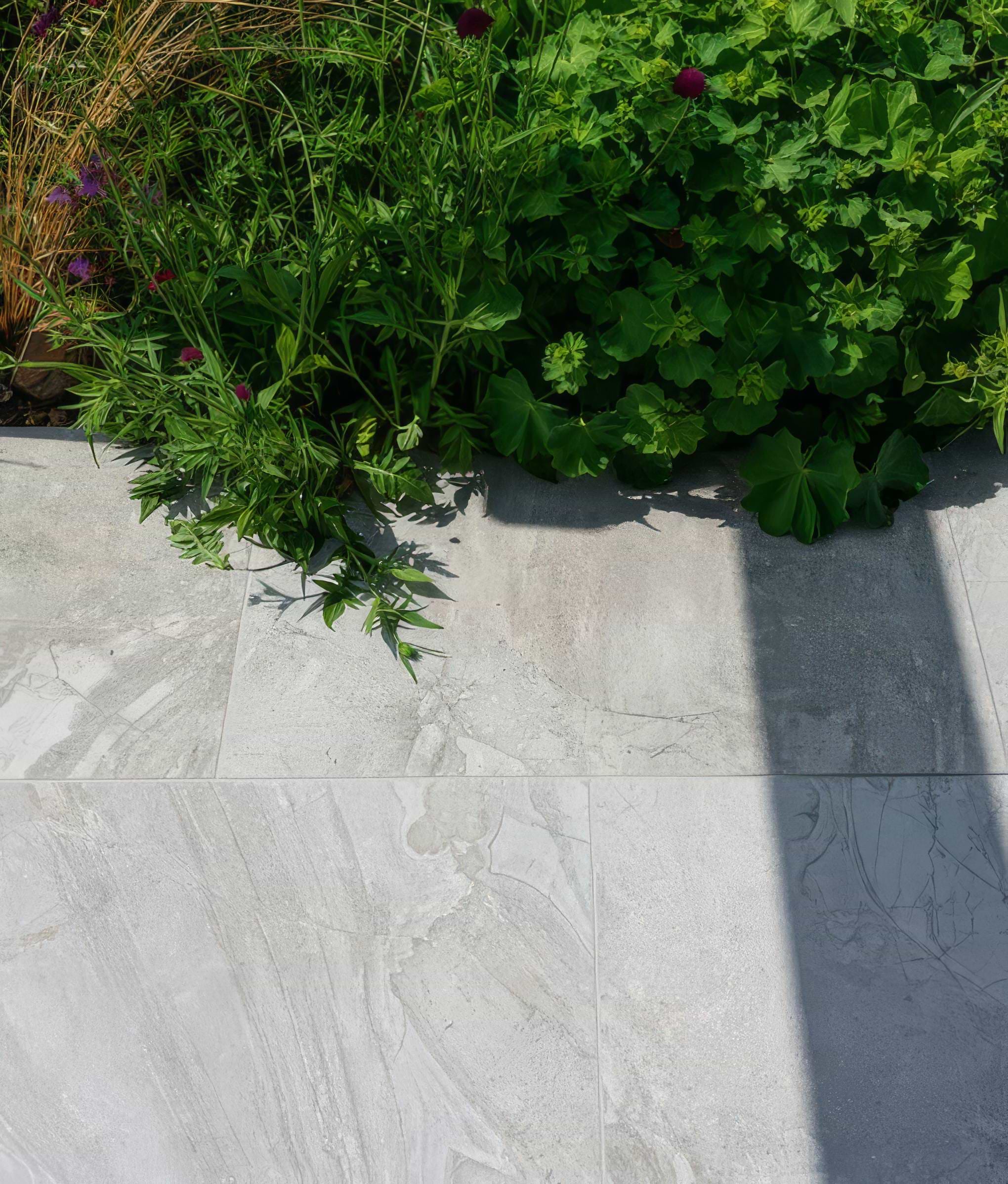 Lithos Porcelain Paving Textured Blanc From Hyperion Tiles