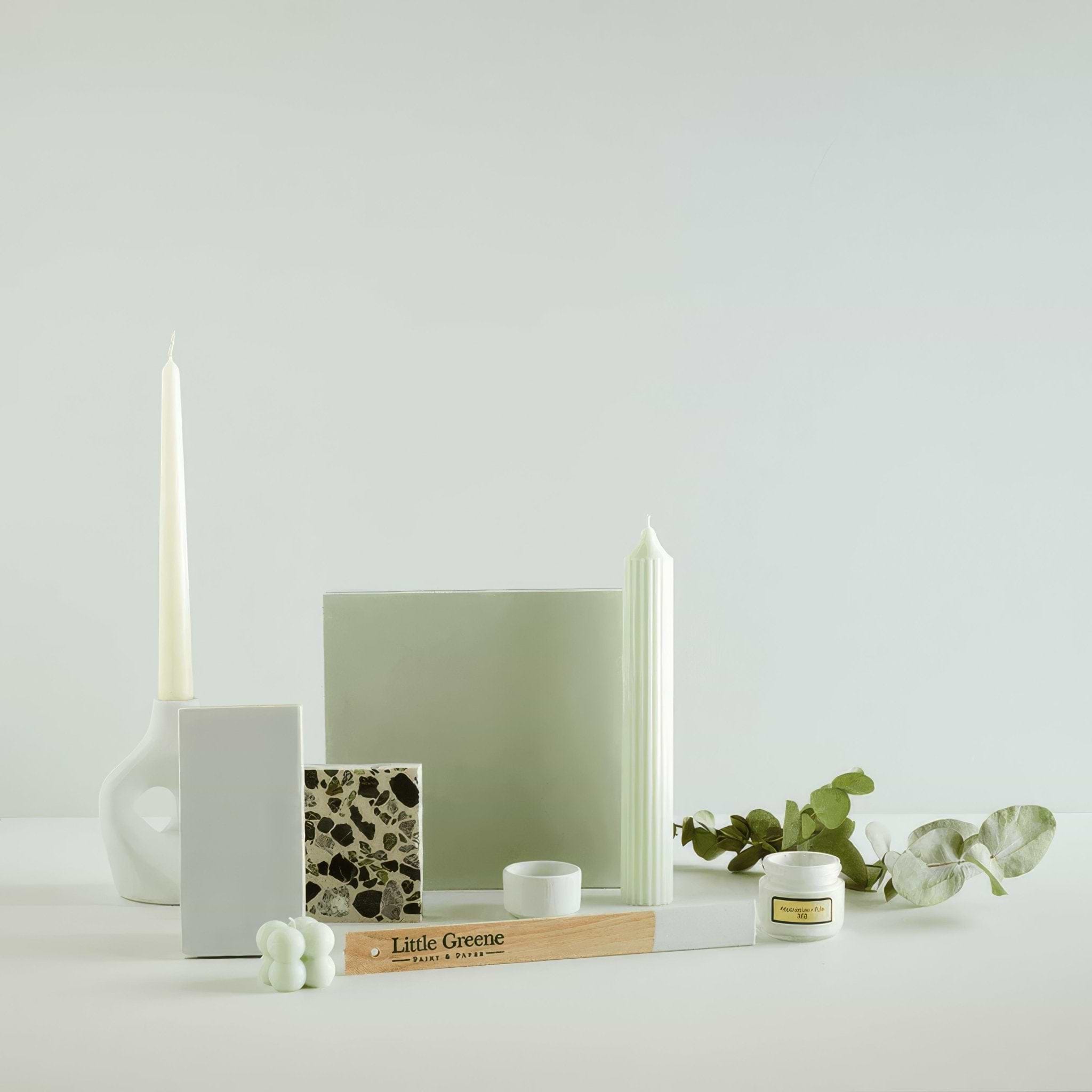Little Greene Aquamarine Pale Glazed Rectangle Tile - Hyperion Tiles