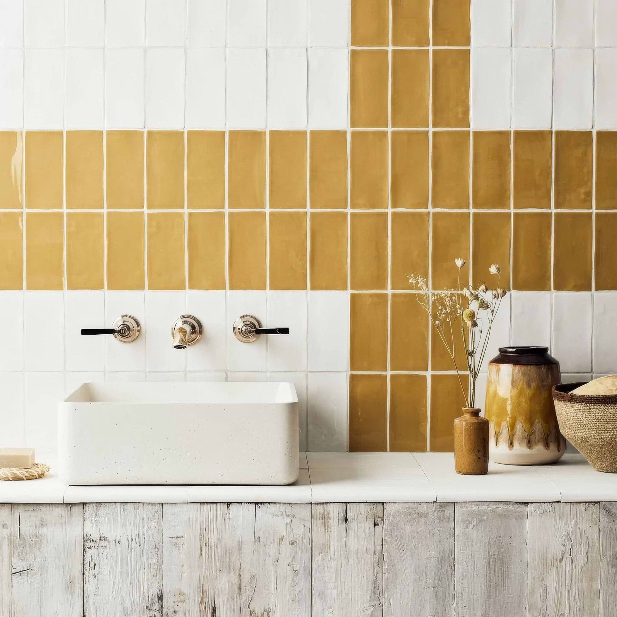 Little Greene Bassoon Glazed Rectangle Tile - Hyperion Tiles