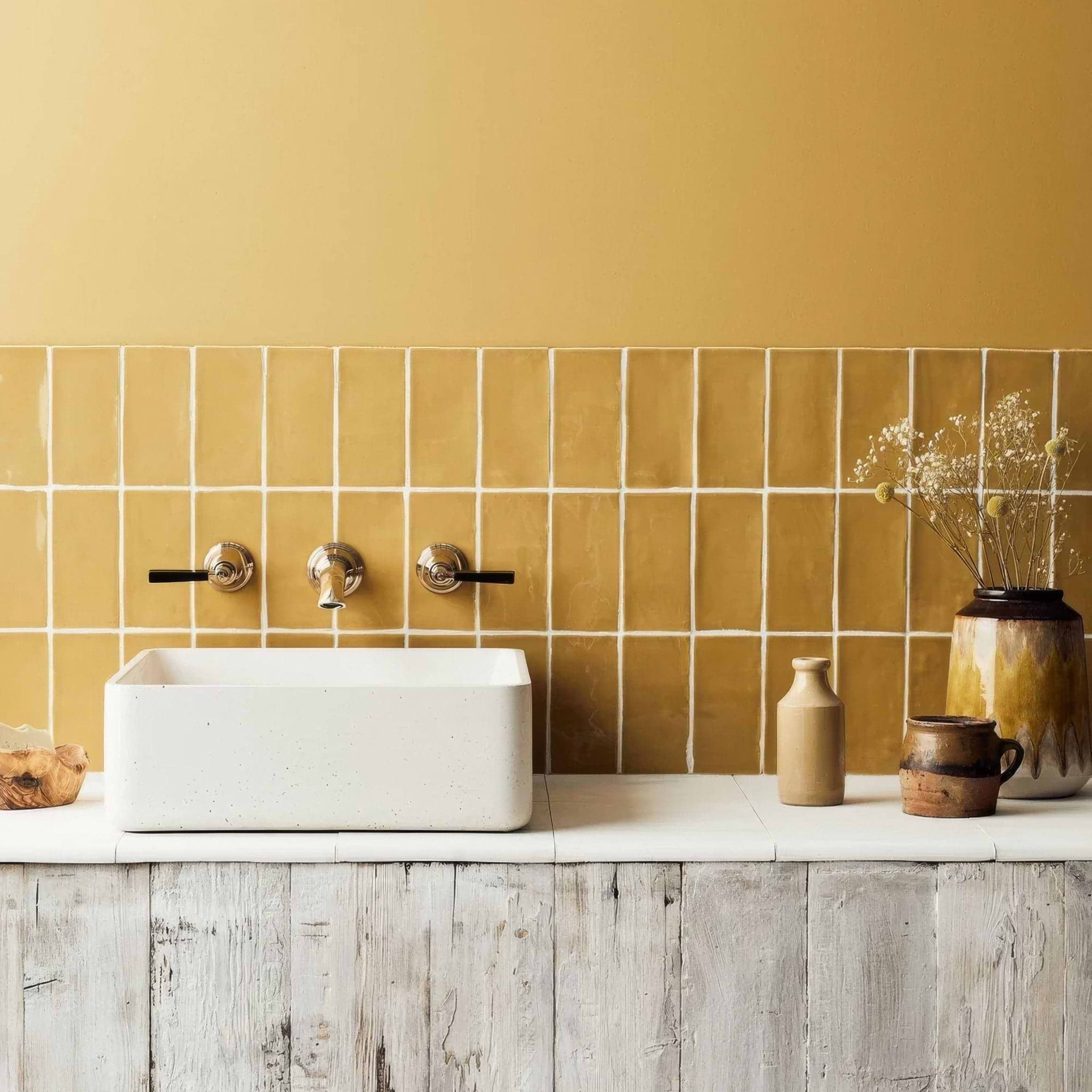 Little Greene Bassoon Glazed Rectangle Tile - Hyperion Tiles