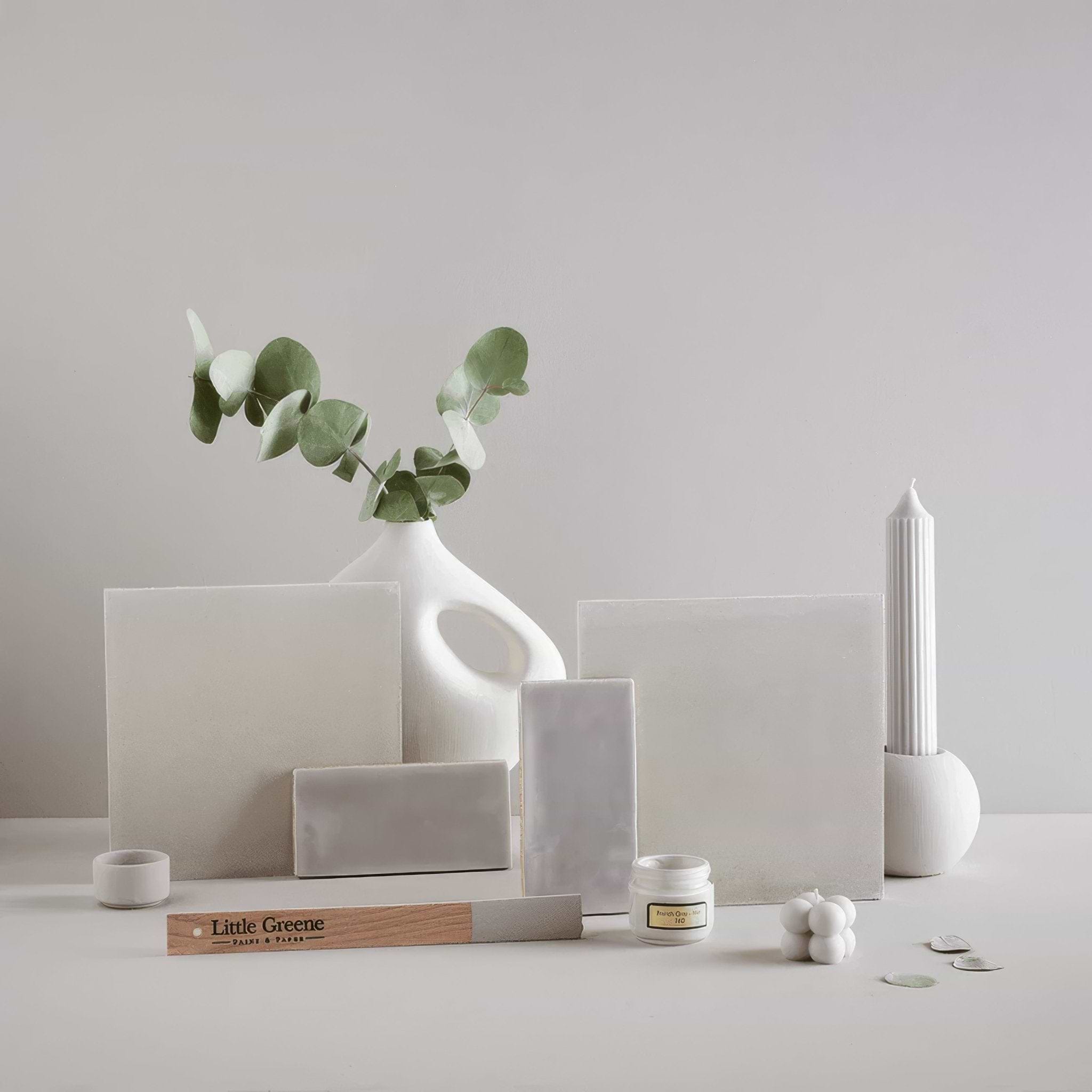 Little Greene French Grey Glazed Rectangle Tile - Hyperion Tiles