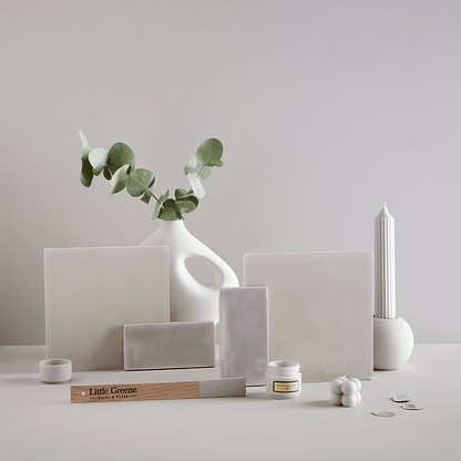 Little Greene French Grey Glazed Rectangle Tile - Hyperion Tiles