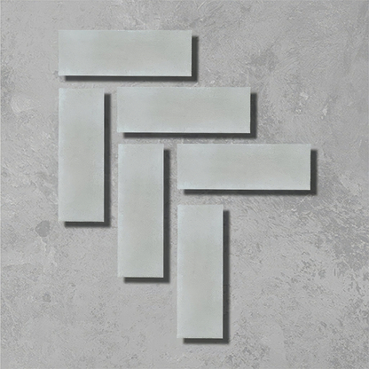 Little Greene French Grey Herringbone Tile - Hyperion Tiles