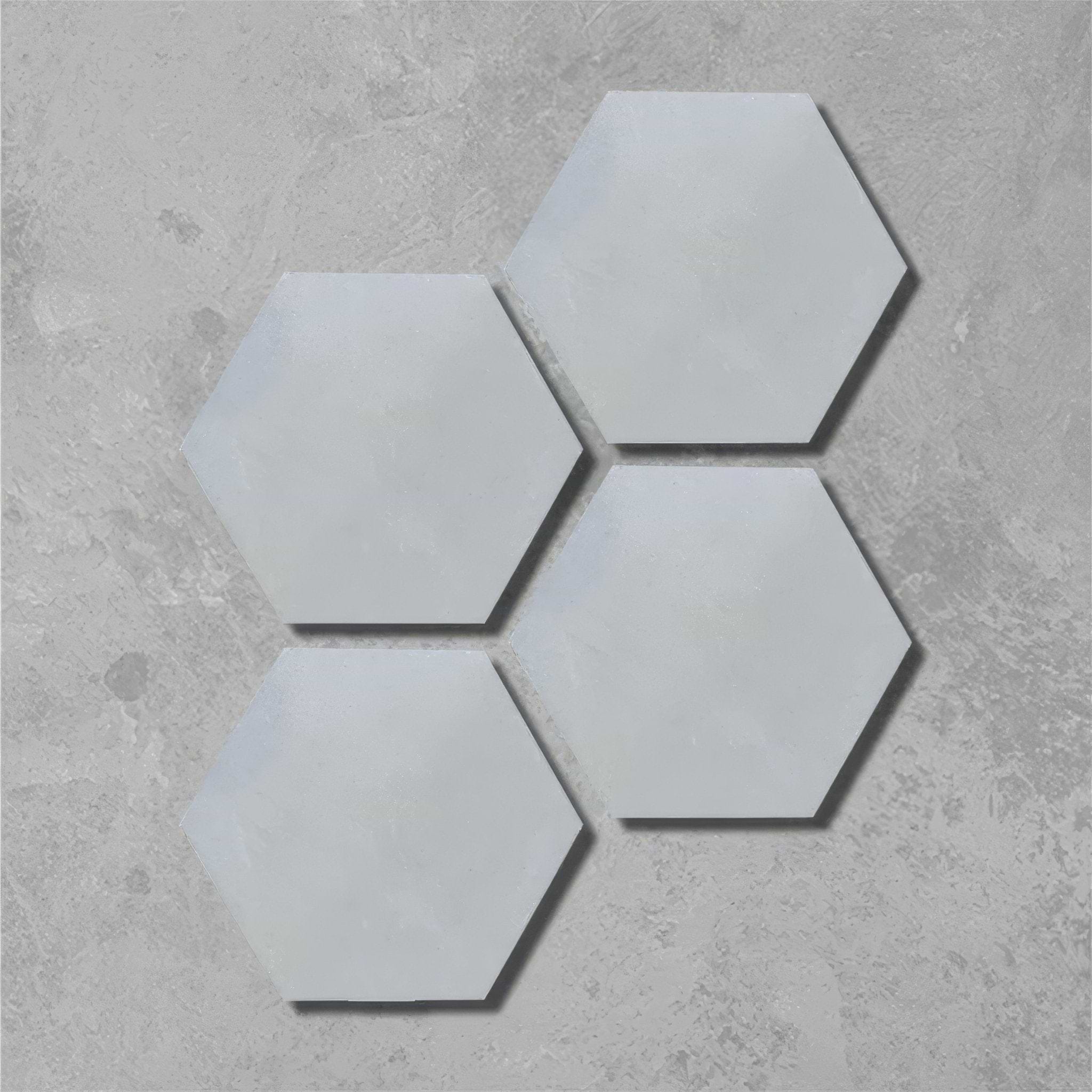 Little Greene French Grey Hexagonal Tile - Hyperion Tiles