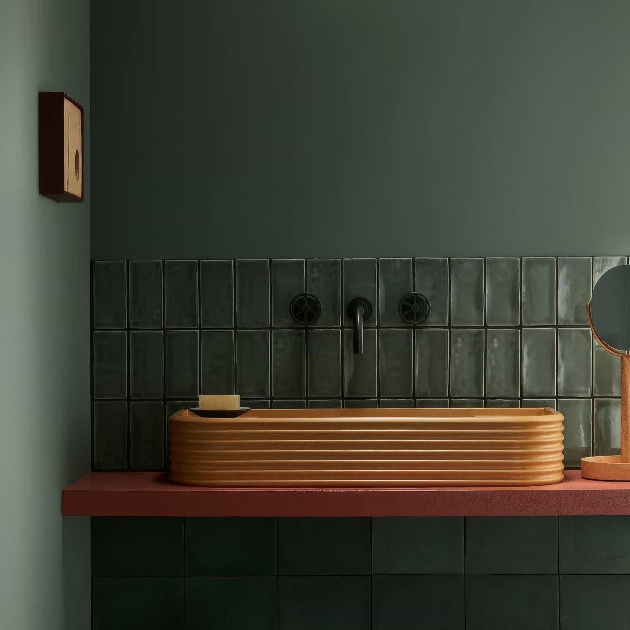 Little Greene Livid Glazed Rectangle Tile - Hyperion Tiles