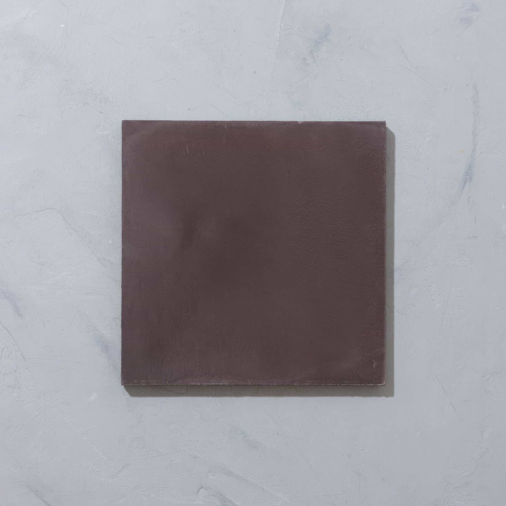 Little Greene Purple Brown Square Tile - Hyperion Tiles