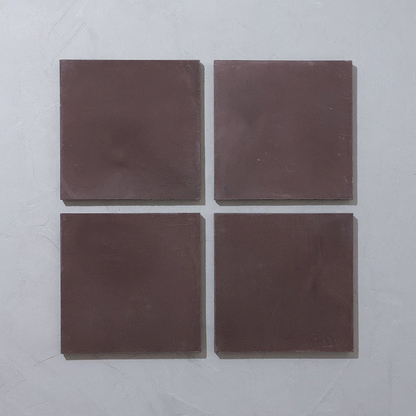 Little Greene Purple Brown Square Tile - Hyperion Tiles