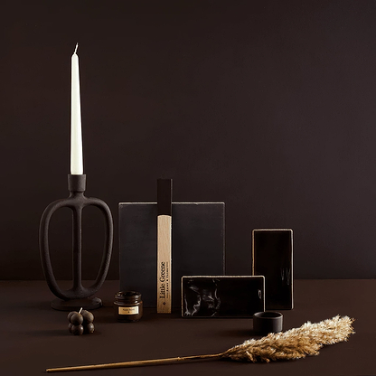 Little Greene Purple Brown Square Tile - Hyperion Tiles