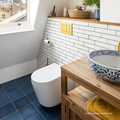 Little Greene Royal Navy Square Tile - Hyperion Tiles