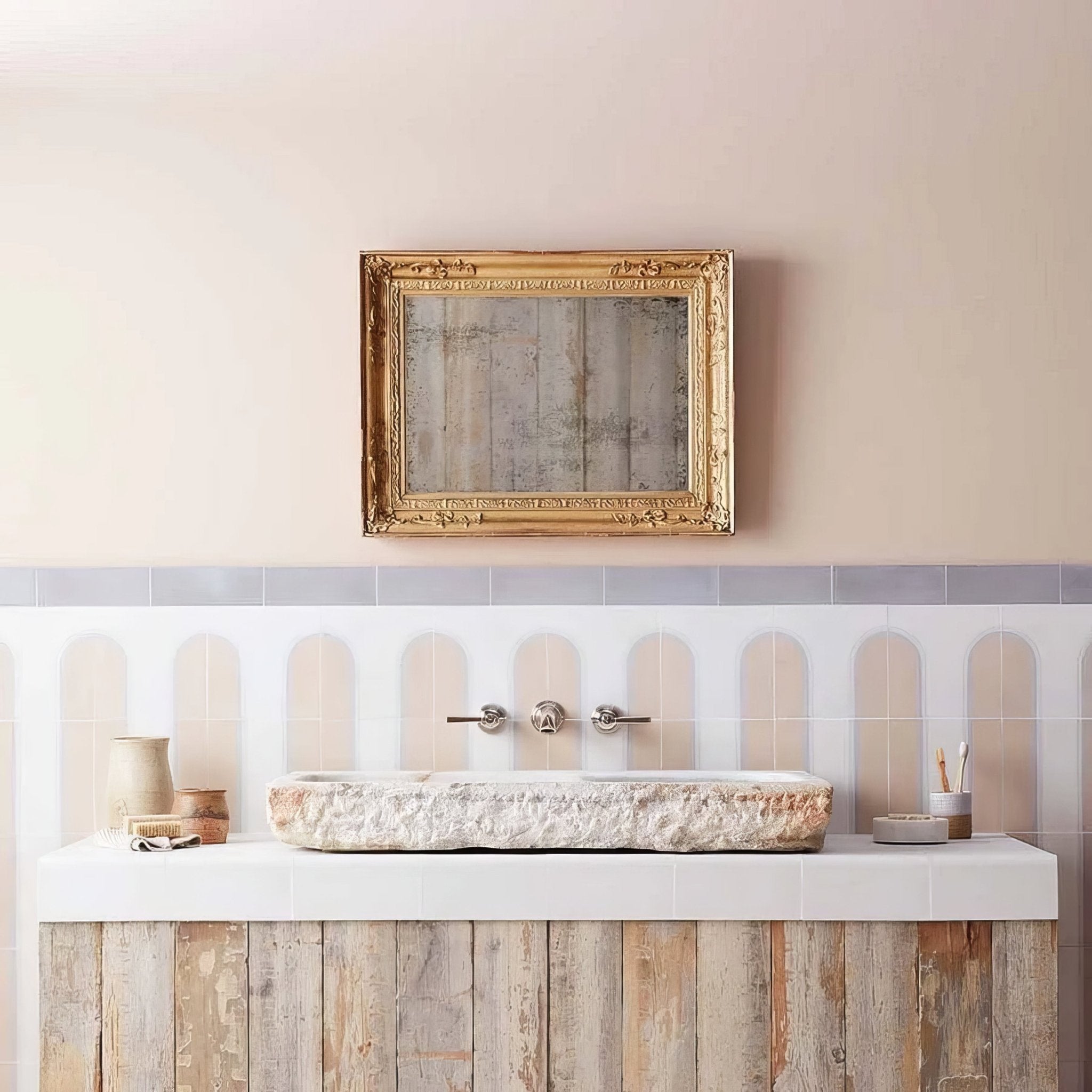 Livingetc Arch Pearl Tile - Hyperion Tiles