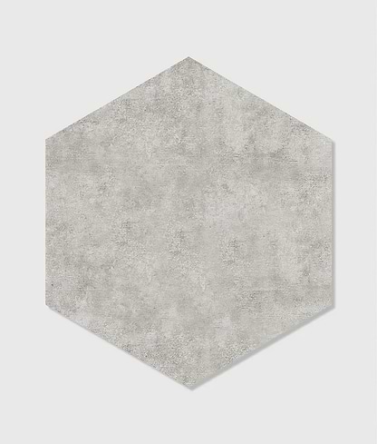 Loft Porcelain Hexagon Grey - Hyperion Tiles