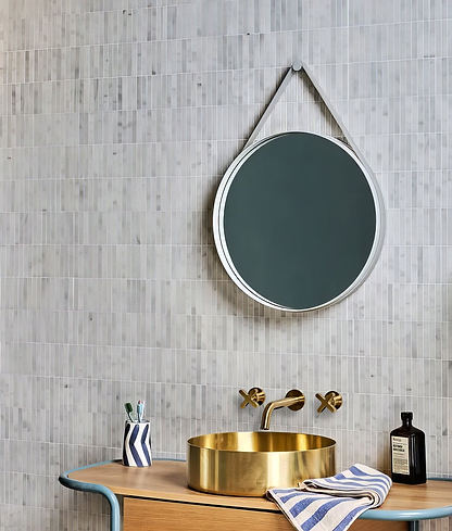 Long Island Marble Bamboo Mosaic - Hyperion Tiles