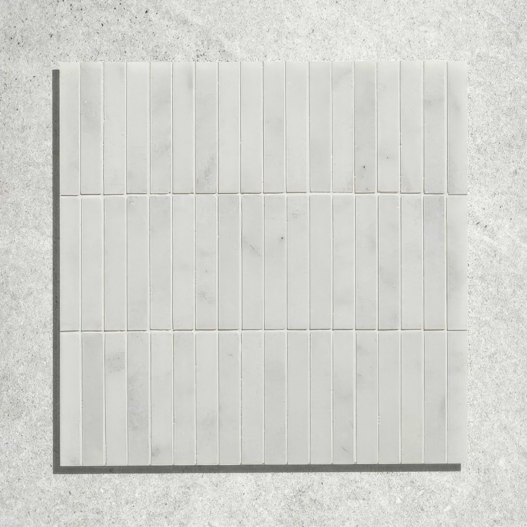 Long Island Marble Bamboo Mosaic - Hyperion Tiles