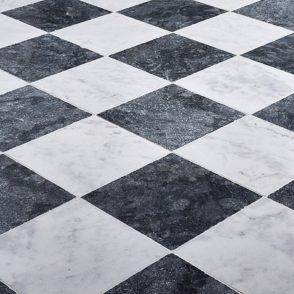 Long Island Marble Tumbled Finish 40.6 x 40.6cm - Hyperion Tiles