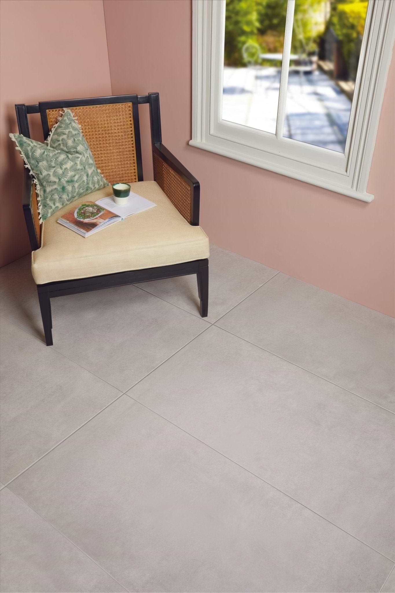 Louvre Porcelain Perla 80 x 80cm - Hyperion Tiles