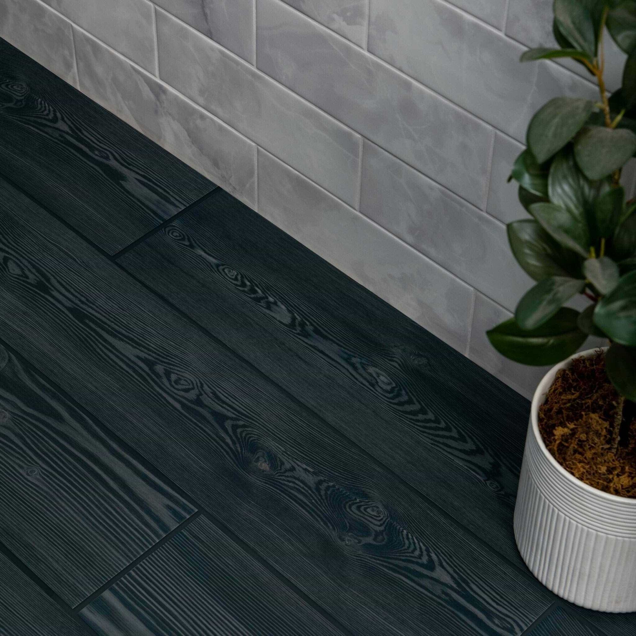 Lumber Black Tiles - Hyperion Tiles