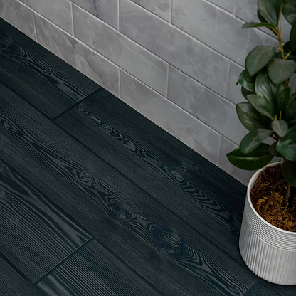 Lumber Black Tiles - Hyperion Tiles