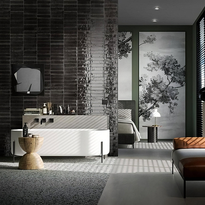 Luminous Lume Black - Hyperion Tiles