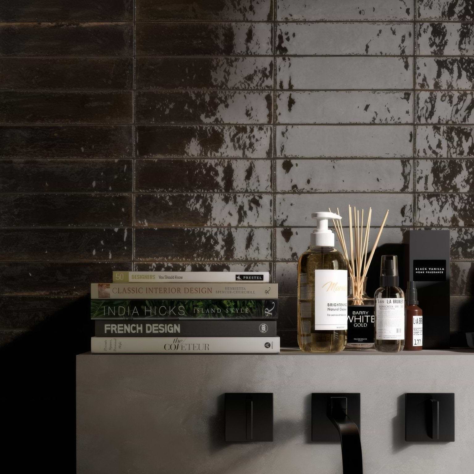 Luminous Lume Black - Hyperion Tiles