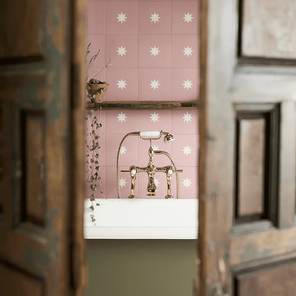 Luna Cherry Porcelain Tile - Hyperion Tiles