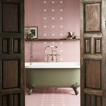 Luna Cherry Porcelain Tile - Hyperion Tiles