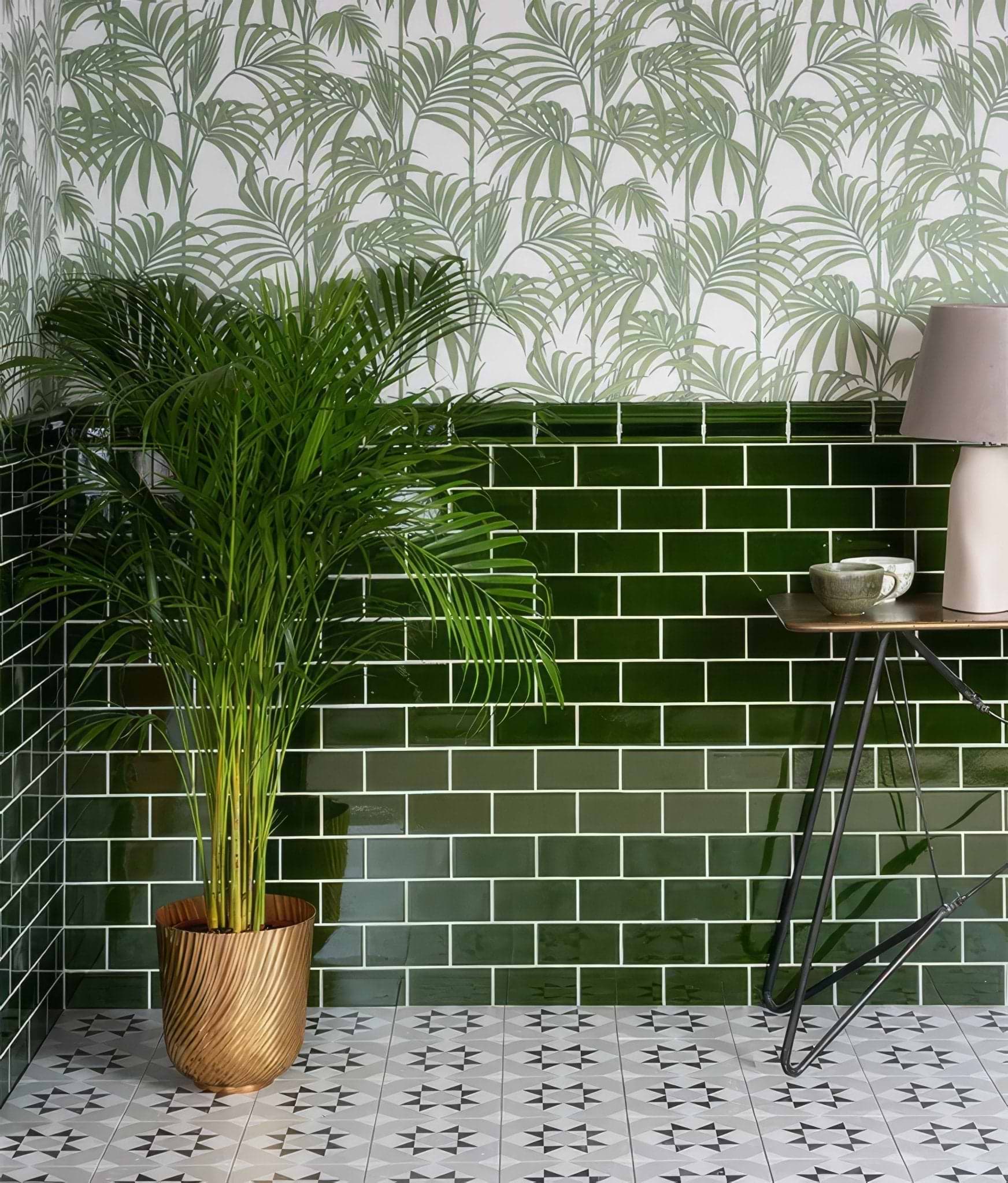 Lyme Ceramic Metro Olive Green - Hyperion Tiles