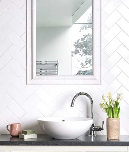 Lyme Ceramic Antique White Dado - Hyperion Tiles