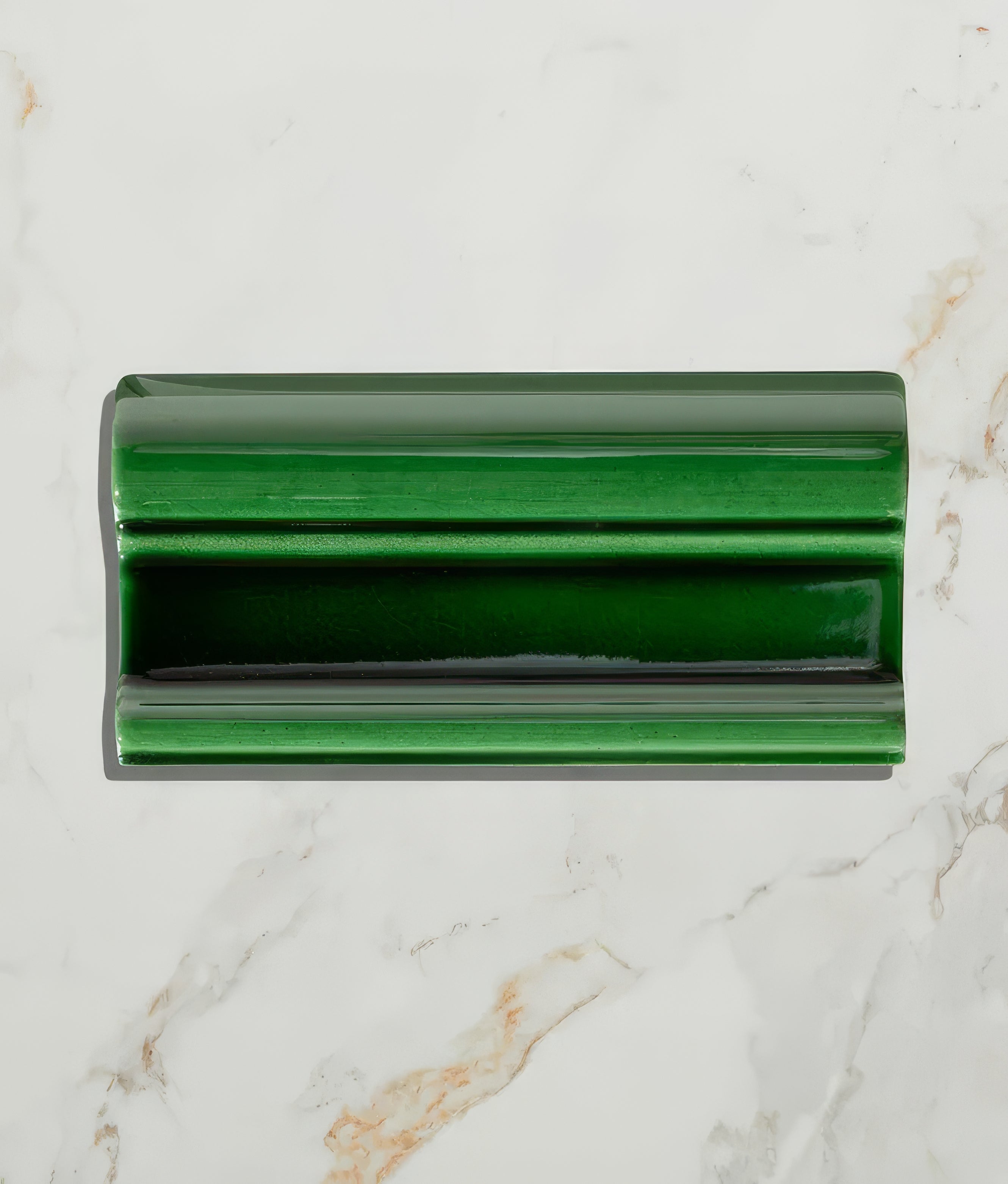 Lyme Ceramic Olive Green Dado - Hyperion Tiles