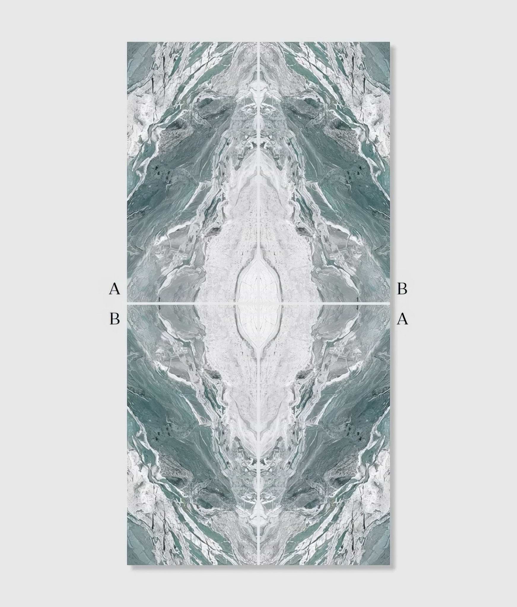 Magnifique Porcelain Ocean Bookmatched - Hyperion Tiles