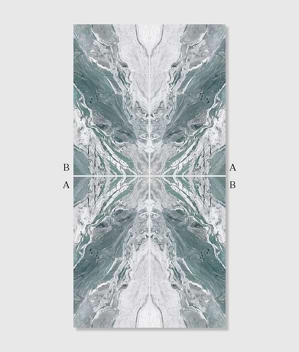 Magnifique Porcelain Ocean Bookmatched - Hyperion Tiles