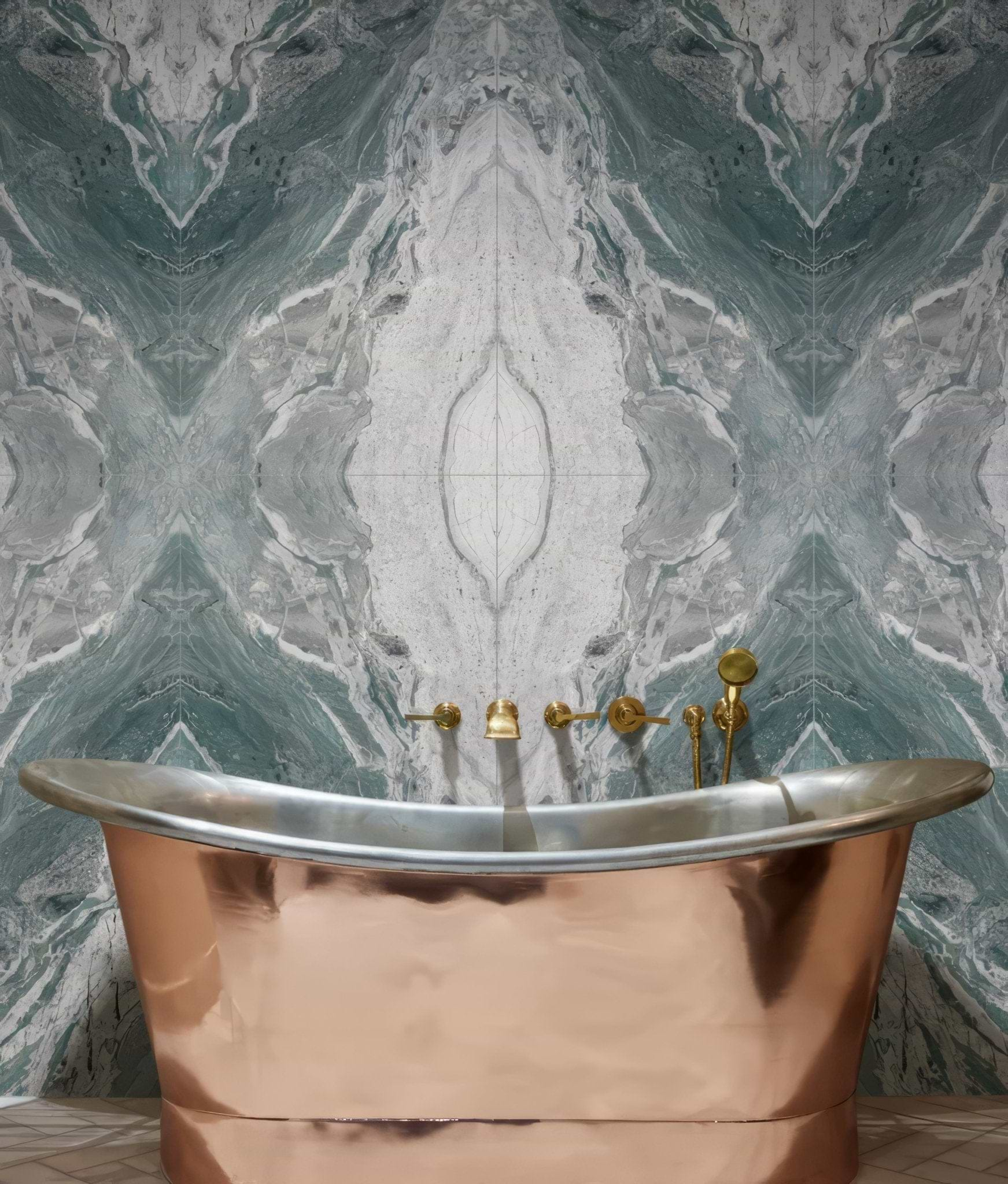 Magnifique Porcelain Ocean Bookmatched - Hyperion Tiles