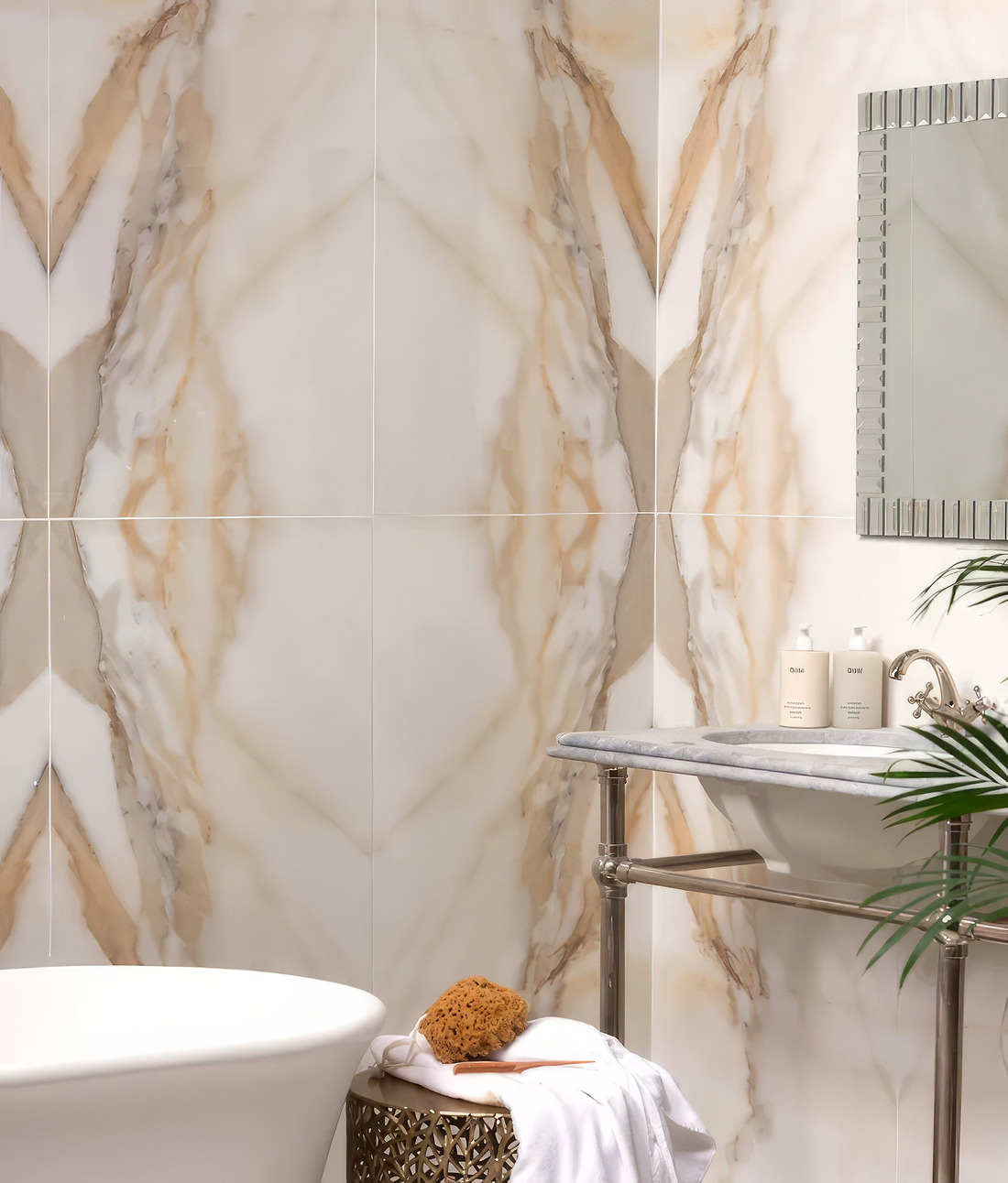Magnifique Porcelain Oro Bookmatched - Hyperion Tiles