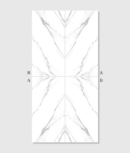 Magnifique Porcelain Statuario Bookmatched - Hyperion Tiles