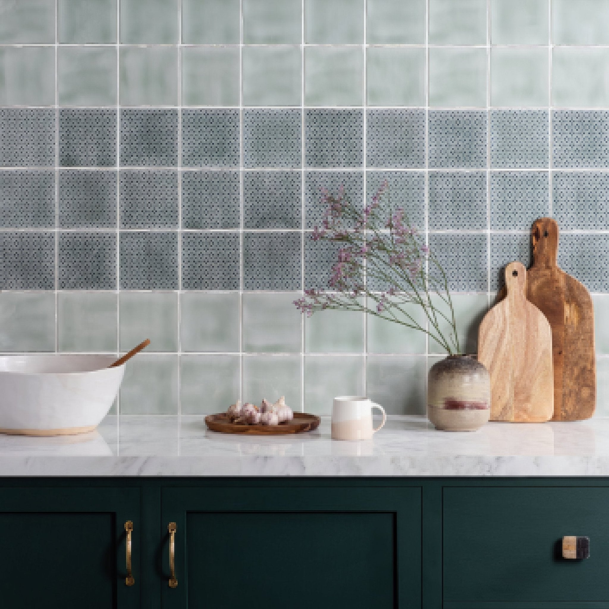 Manoir Provence Mint - Hyperion Tiles