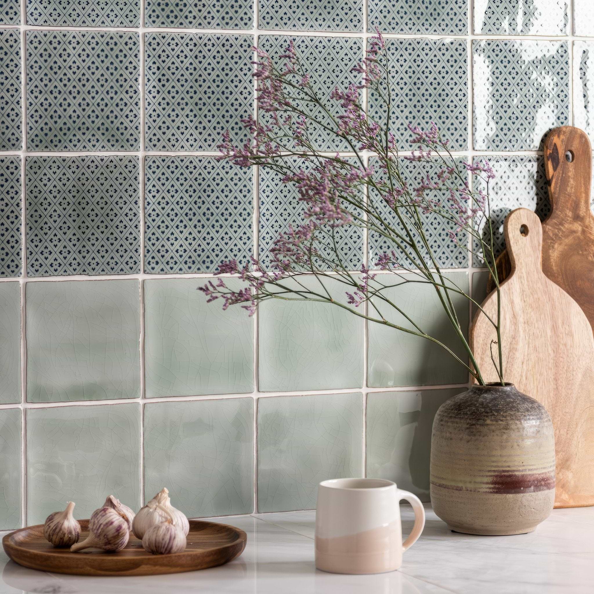 Manoir Provence Mint - Hyperion Tiles