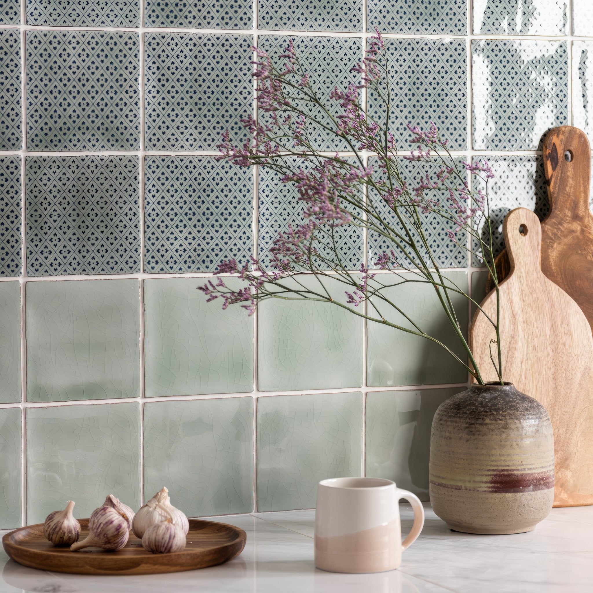 Manoir Provence Mint - Hyperion Tiles