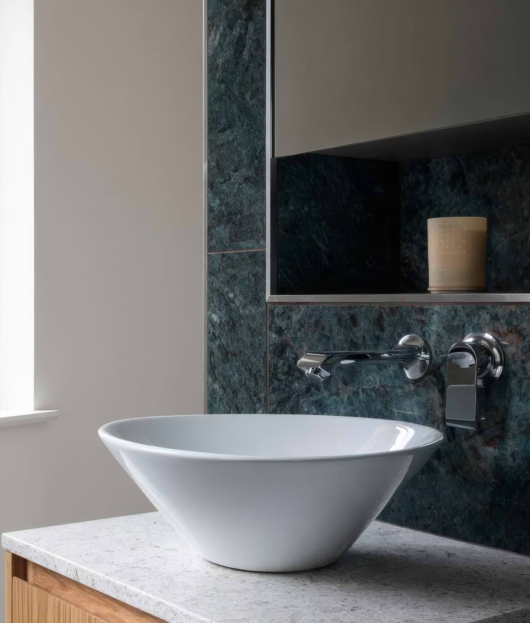 Marble Luxe Porcelain Azzurro - Hyperion Tiles