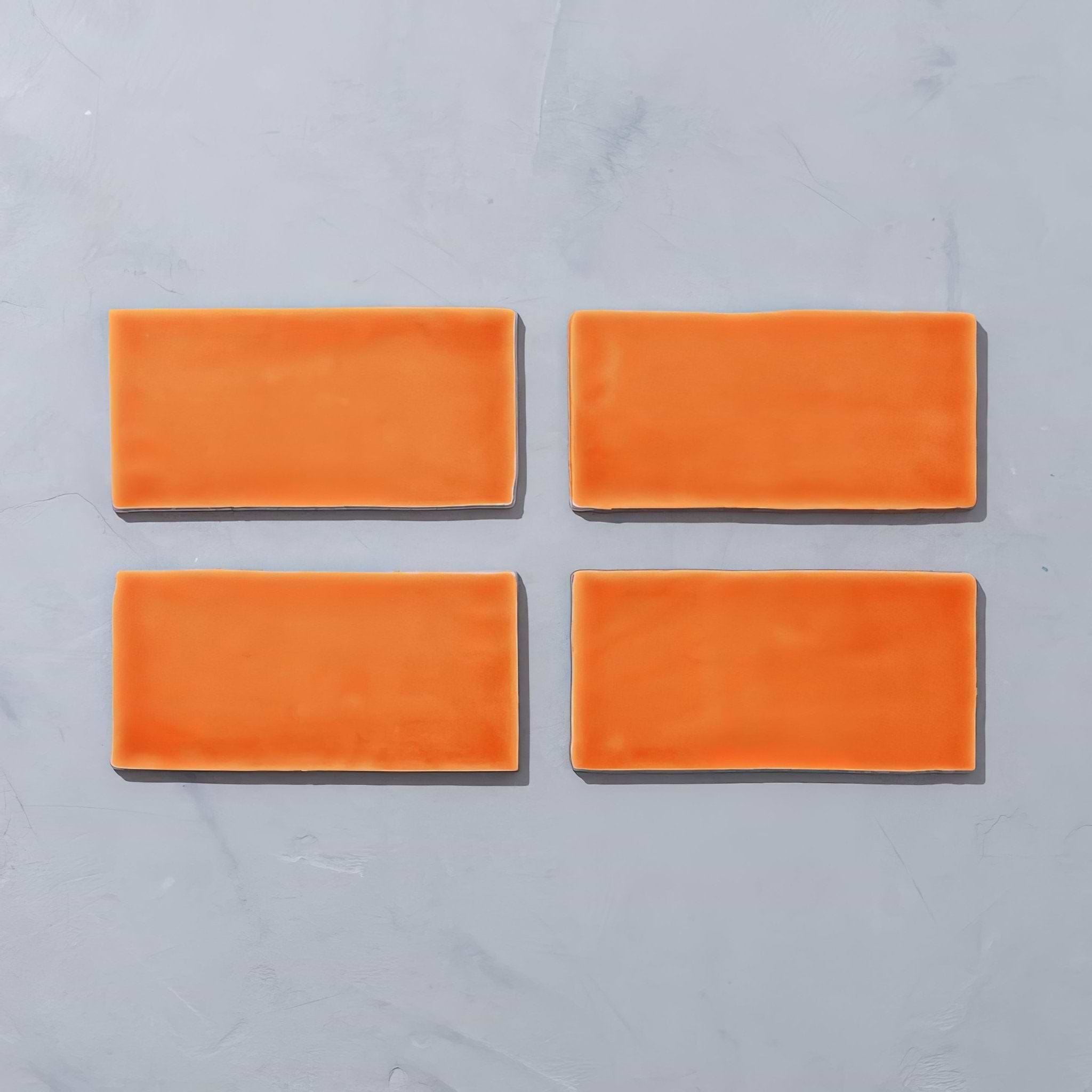 Marigold Glazed Metro Tile - Hyperion Tiles