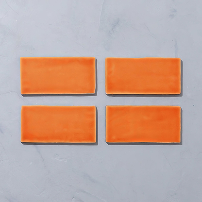 Marigold Glazed Metro Tile - Hyperion Tiles