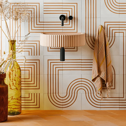 Marigold Maze Three Tile - Hyperion Tiles