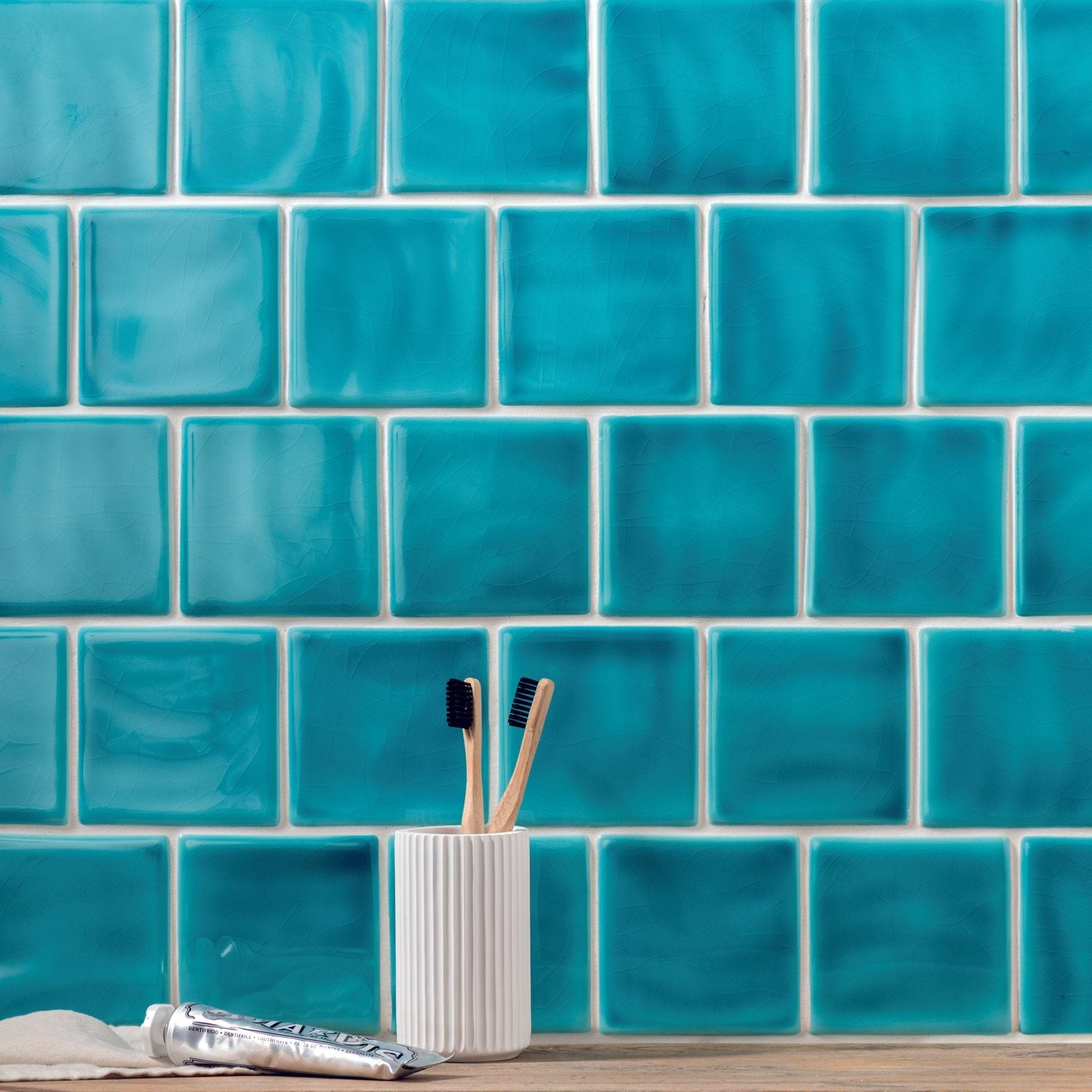 Marine Blue Field Tile - Hyperion Tiles